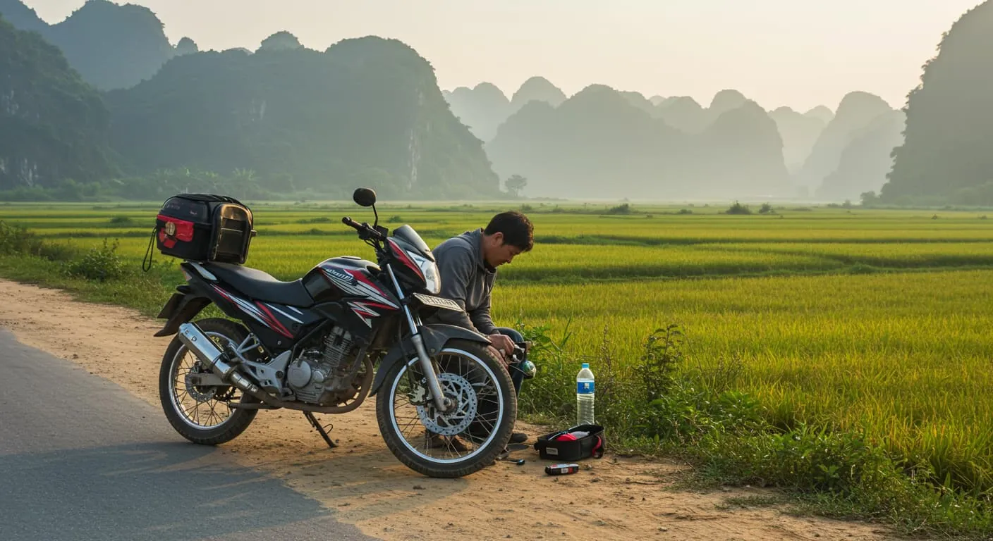 Thuê xe máy du lịch Tràng An